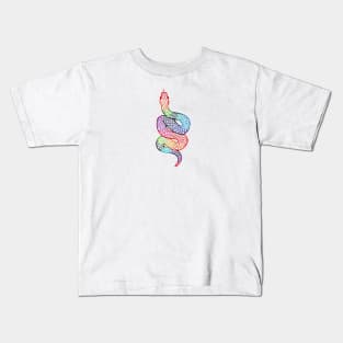 Rainbow Snake Kids T-Shirt